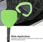 Microfiber Car Window Tool Windshield Cleaner Wand Tool with Telescopic and Extendable Handle Auto Inside Glass Wiper Kit
