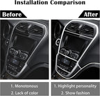 Car Interior Trim Strips,Universal 16.4 ft Car Electroplating Decoration Styling Door Dashboard, Flexible Interior Trim Accessories with Installing Tool(Silver)