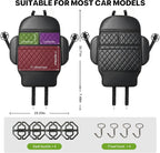 Seat Back Protectors for Kids Car Kick Mats with Large Pocket Organizer Waterproof Dustproof Anti-Scratch Front Seat Back Cover Fits Most Vehicles 2PCS