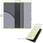 Premium Car Registration & Insurance Card Holder with Magnetic Shut, Vehicle Glove Box Car Organizer - For Documents, Cards, License (Lemon)
