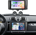 4G+64G Car Radio Stereo for Mercedes Benz Smart Fortwo 2011-2015, 9" HD in-Cell Touch Screen/Android 15/Wireless CarPlay/Android Auto/GPS/WiFi/5.0Bluetooth/FM/RDS/SWC/AHD Backup Camera