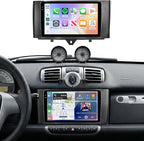 4G+64G Car Radio Stereo for Mercedes Benz Smart Fortwo 2011-2015, 9" HD in-Cell Touch Screen/Android 15/Wireless CarPlay/Android Auto/GPS/WiFi/5.0Bluetooth/FM/RDS/SWC/AHD Backup Camera