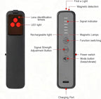 SALAN Hidden Camera Detector – Portable RF Detector & Camera Finder with Infrared Lens Scanner, GPS Tracker Detector for Vehicles, Bug Sweeper & Hidden Device Detector for Hotel Rooms, Travel