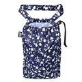 Cute Hanging Car Trash Garbage Bag 100% Leakproof Waterproof Multipurpose for Car Back Front Seat Console with Hanging Strap (Small Flowers)