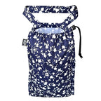 Cute Hanging Car Trash Garbage Bag 100% Leakproof Waterproof Multipurpose for Car Back Front Seat Console with Hanging Strap (Small Flowers)