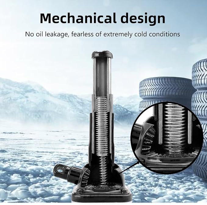 Car Jack 2 Ton Screw Jack and Jack Stand in One, 4000 lb Capacity, Off-Road/Overlanding Use (7.08" - 15.35") tire Jack fit Ford F150 Chevy Silverado Doge Ram Toyota Land Cruiser Prado (107B)