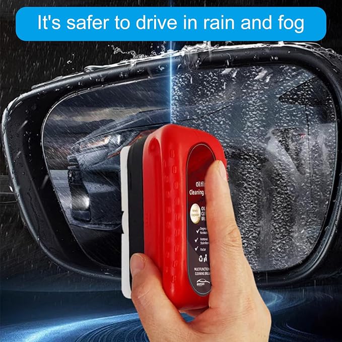 Rain And Fog Glass Cleaner Car Window Cleans Solution Suitable For Improve Visibility No Residues Left Behind Home Use