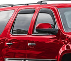 Voron Glass in-Channel Extra Durable Rain Guards for GMC Yukon XL 1500 2007-2014, Window Deflectors, Vent Window Visors, 4 Pieces - 200268