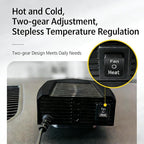 Car Heater 12V Portable Car Heater and Defroster - Dual Mode Fast Heating & Cooling Fan for Vehicles & Home Use, Plug In Cigarette Lighter 360° Adjustable with Sporty Design
