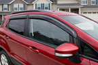 2018-2022 Tinted Tape-On Rain Guards for Ford EcoSport Side Window Visor Deflectors S Se Titanium Durable Tinted Shades 2019 2020 2021