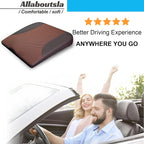 Car Seat Cushion, Car Seat Cushions for Long Driving | Comfortable Memory Foam Driver Seat Cushion, Automotive Seat Cushions, Butt Pillow for Car,Truck, Office Chair, Brown