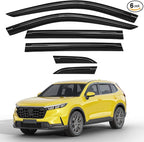 Low Profiles 6-PCS Extra-Thick Window Rain Guards Fit for Honda CR-V CRV 2023 2024 2025 2026 Rain Guards Window Deflectors Vent Visors Shades