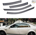 Rain Guards Compatible with 2004-2008 Acura TL Sedan 4-Door Front+Rear JDM Smoke Window Visor Side Wind Deflector Vent Visors Car Accessories Tape-On