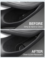 2026 2025 2024 Tesla Model 3 Door Side Storage Box, Door Pocket Liners, (Proprietary Design) TPE Front & Rear Side Organizer Tray Protector Liner for Model 3 Highland Set of 4
