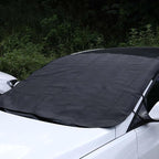 Exterior Car Windshield Cover, Oxford Fabric All Weather Windshield Snow Shield for Windshield & Mirrors, Blocks Snow Ice Frost, Anti-Theft Door Flap, Fits SUV Sedan Truck (69"x42")