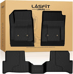 Floor Mats for Chevrolet Chevy Colorado/GMC Canyon 2015-2022 Extended Cab Only (Not Fit Crew Cab), All Weather TPE Custom Fit Floor Mats for Cars, 1st and 2nd Row Car Floor Mats Full Set