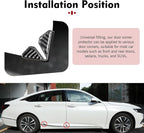 2PCS Car Door Edge Guards, Carbon Fiber Car Door Corner Guards, Anti-Collision Door Corner Protector Trim, Self-Adhesive Auto Corner Protect Sticker, Universal Exterior Decor Accessories