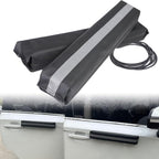 Magnetic Removable Car Door Dent Protector PU Leather Car Door Ding Protector Ding Bumper Guard for Vehicles Black(Pack of 2)