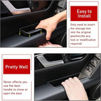 Compatible with Mercedes Benz C Class Door Storage Box W204, 2 Pcs Door Handle Pocket Storage Box Insert for C300 C400 C63 2008-2014 (for Sedan Only, Not for Coupe)