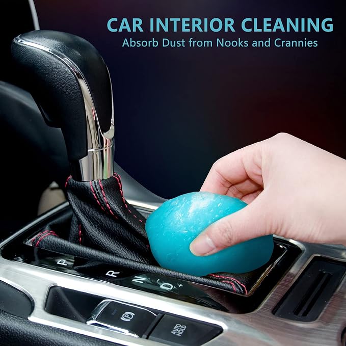 3 Pack Cleaning Gel for Car Detailing Putty Car Vent Cleaner Goo Cleaning Putty Gel Auto Detailing Tools Car Interior Cleaner Dust Cleaning Mud for Cars Dust Cleaner Slime Keyboard Cleaner