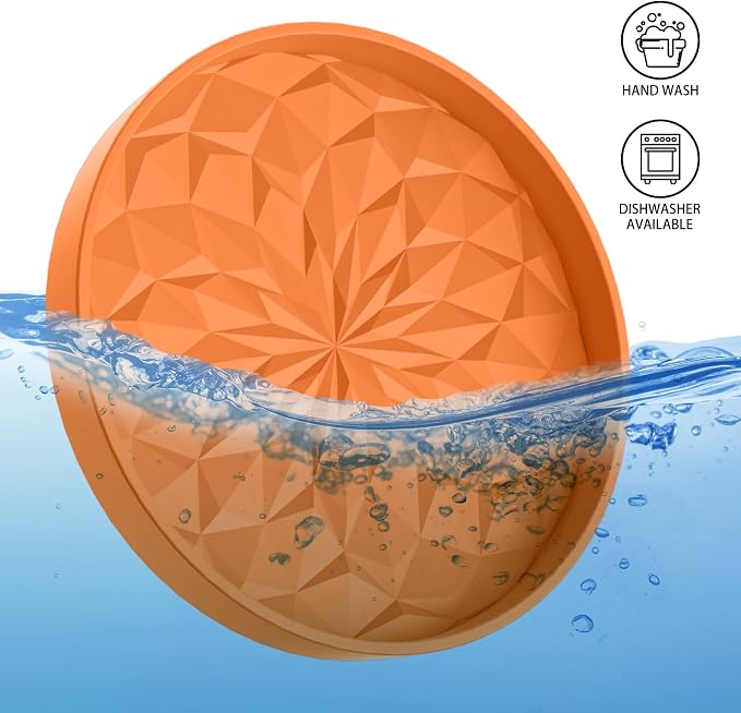 ME.FAN Car Coasters for Cup Holders [4 Pack] - 2.75In Silicone Auto Mug Mats - Universal Non-Slip Recessed Car Interior AccessoriesOrange