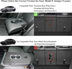 Tesla Model Y Juniper 2025 2026 Floor Mats & Cargo Liners Full Set 9 PCS Extra-Thick TPE CabinProtect™ for 5-Seater | All-Weather Pet & Child-Friendly Accessories(Not for Standard)