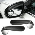 Zpana Car Blind Spot Mirrors with Rain Guard, 2 in 1 360° Adjustable Vehicle Rain Eyebrow Reversing Side Rearview, Automotive Reverse Assist Side Mirror Sunshade, Universal for SUV RV Truck