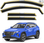 in-Channel Rain Guards Fit for Hyundai Tucson 2022 2023 2024 2025 2026 Window Rain Guards Visors Vent Visors Window Deflector Vent Shades Car Accessories -4 pcs