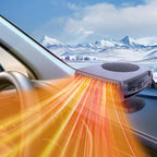 Car Heater,200W Portable Fast Heating Auto Car Heater Defroster Windshield Defogger Automobile Windscreen Heater Plug in Cigarette Lighter 360 Degree Rotary (Black)