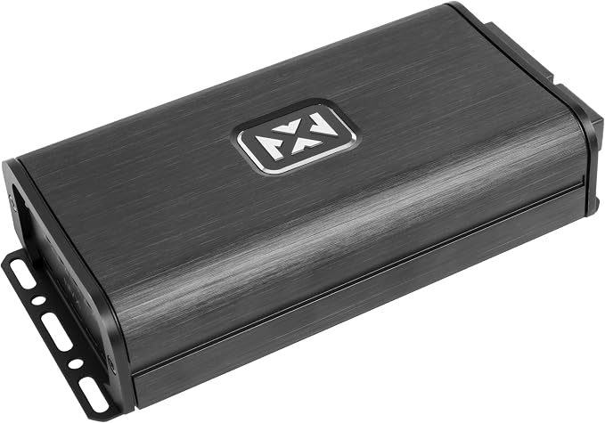 VADM1v2 Micro Class D Monoblock Amplifier – 600W RMS at 1 Ohm – Compact Car/Marine/Powersports Amp with Wired Bass Remote, 4-Way Protection, Subsonic & Low-Pass Filters