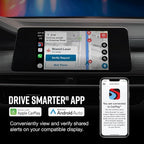 Cobra Smart Dual View Front and Cabin Dash Cam (SC 220C) - QHD 1440P Resolution, 360 Alerts, Parking Live View, Incident Reports, Emergency MayDay, 16 GB SD Card Included, CarPlay & Android Auto