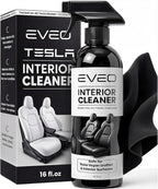 TESLA Interior Cleaner Kit - (16oz) Tesla Model Y Juniper Accessories & Tesla Model 3 Accessories | Tesla Seat Cleaner, Car Interior Cleaner - Car Leather Cleaning | Tesla Model S 3 X Y 2026