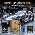 PTZ Crystal Serum – Advanced Graphene Ceramic Coating for Cars, 9H Graphene Coating for Auto Car Detailing, Coat Restore for Paint, Glass & Wheel(100ML)