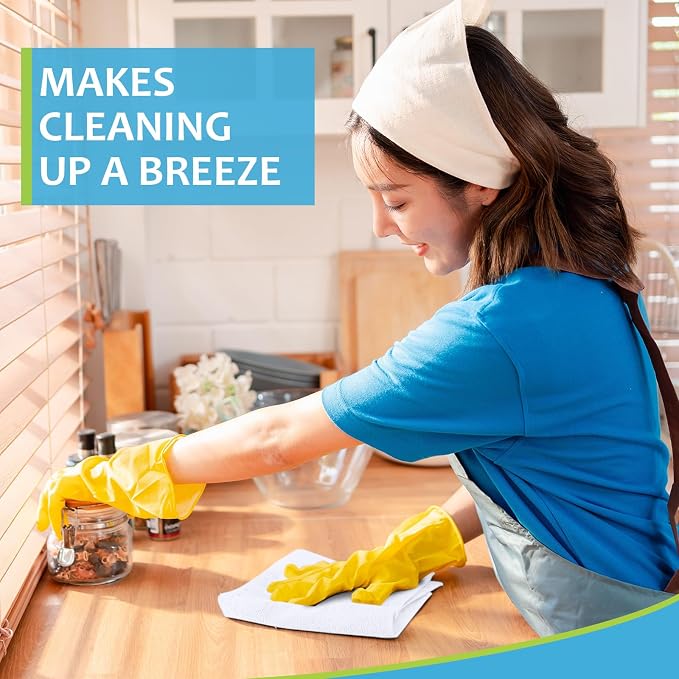 Microfiber Cleaning Cloths for Cars 16 x 16 Inch Ultra Absorbent Car Towels Drying Reusable Cleaning Supplies House Kitchen Window Microfiber Towel(White,60 Pcs)