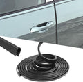 16.4FT(5M) Car Door Edge Guards, U-Shaped Rubber Door Protector, Black