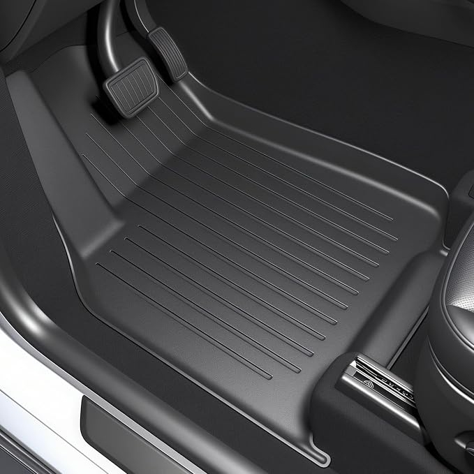 Tesla Model Y Juniper 2025 2026 Floor Mats & Cargo Liners Full Set 10 PCS Extra-Thick TPE CabinProtect™ for 5-Seater | All-Weather Pet & Child-Friendly Accessories(Not for Standard)