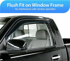 Window Visors for 1999-2007 Chevy Silverado/GMC Sierra 1500, 1999-2006 Silverado/Sierra 2500, 2001-2007 Silverado/Sierra 3500 Standard Cab, Outside Mount Rain Guards Vent Visors, 2PCS