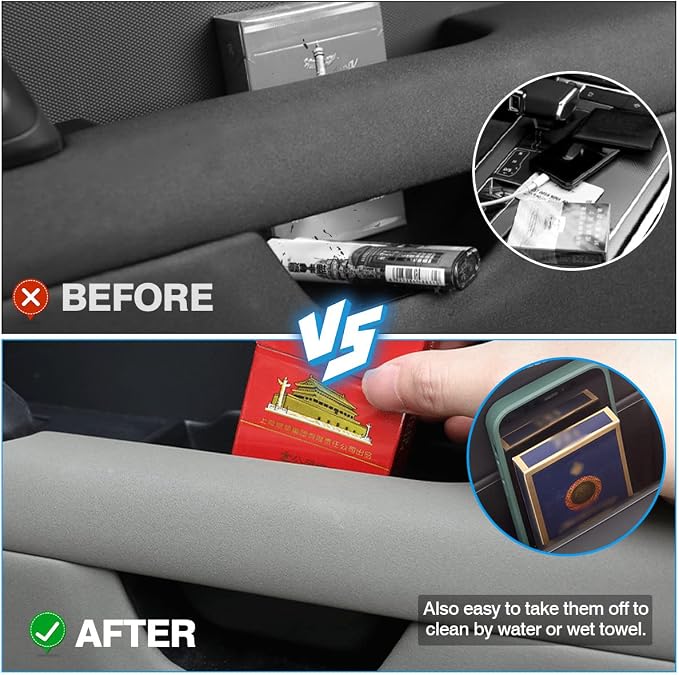 Door Side Storage Box for Land Rover Defender 90 110 130 2020-2025 2026 Accessories Defender Door Side Organizer Tray Grab Handle Pocket Box Insert Interior Accessories 2PCS