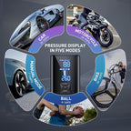 Tire Inflator Portable Air Compressor, Cordless Tire Pump with 150 PSI Digital Pressure Gauge & LED Light, 2X Fast Inflation Air Pump for Cars, Bikes, Motorcycles, Balls