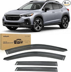 Tape-On Rain Guards for Subaru Outback 2020-2025, Smoke Tint, 4PCS