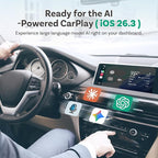 OTTOCAST Mini Pico (2026 Version) Wireless 2-in-1 CarPlay & Android Auto Adapter, Plug & Play Dongle for iPhone & Android, Auto Connect, One-Tap Disconnect,Wi-Fi 6 & Bluetooth 5.4 for Low-Latency