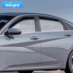 in-Channel Rain Guards for Hyundai Elantra 2021 2022 2023 2024 2025, Vent Window Visors, Original Window Deflectors-4PCS