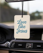 Blue Beach Christian Car Air Freshener 4 Pcs Coconut Scented, Coastal Religious Car Accessories Mirror Decor for Women, Christian Beachy Hanging Air Freshener for Cars Closet Drawer Books
