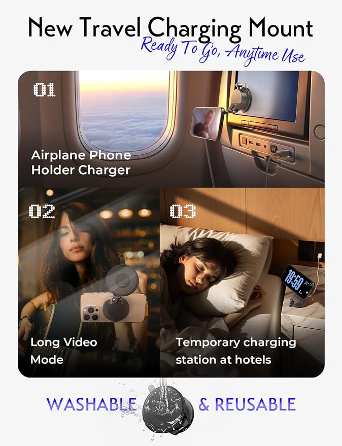 15W Magsafe Wireless Car Mount Charger
