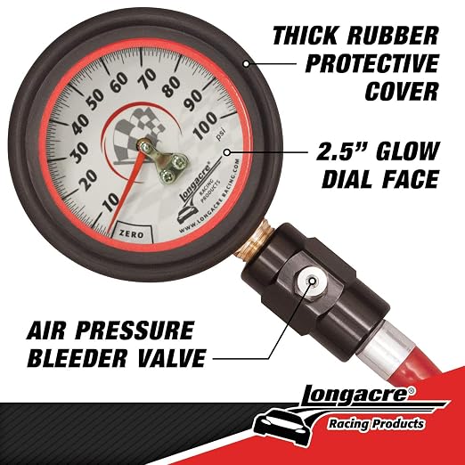 52-52053 Tire Pressure Gauge, 2-1/2 Inch, 0-100 PSI