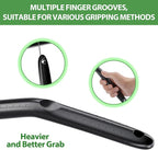 Car Windshield Cleaner Tool with Extendable Handle, Inside Auto Window Glass Cleaning Kit with 5 Washable Microfiber Pads, Streak-Free Defogger Wand for Deep Dashboards & SUVs