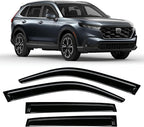 Rain Guards Compatible with Honda HRV 2023 2024 2025 2026, Tape-on Durable Side Window Sun Wind Deflectors, 2023-2026 HRV Rain Guard Black 4 PCS