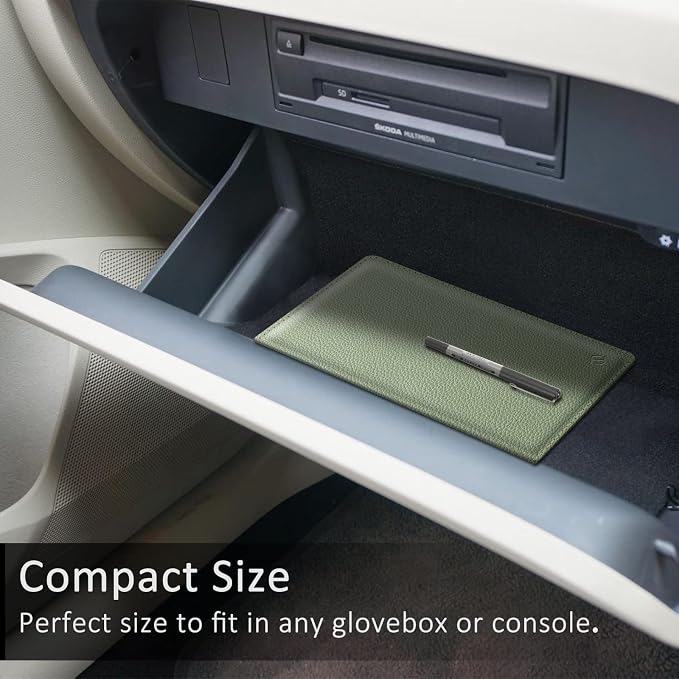 Car Registration and Insurance Card Holder, Vehicle Glove Box Card Organizer Wallet Automobile Accessories for License