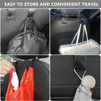 8-Pack Car Seat Back Storage Hook | Auto Seat Hook Hangers Storage Organizer Interior Accessories for Purse Coats Umbrellas Grocery Bags Handbag