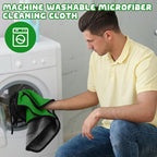 50 Pcs Microfiber Towels:16"x16" Microfiber Drying Towels Bulk Micro Fiber Car Cleaning Cloth for Cars Drying Washing Polishing Office Windows Cleaning Household Supplies (Green,Gray)